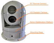 سیستم نظارت EO/IR 30mm~300mm با فاصله کانونی MWIR خنک کننده کشتی