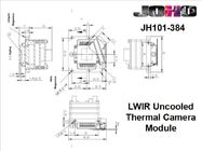 ماژول تصویربرداری حرارتی LWIR، 384x288 ماژول دوربین تصویربرداری حرارتی VOx