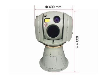 سیستم دوربین EO IR با سیستم ایمنی ژیروسکوپ با لامپ های حرارتی LWIR 5Km Range Finder